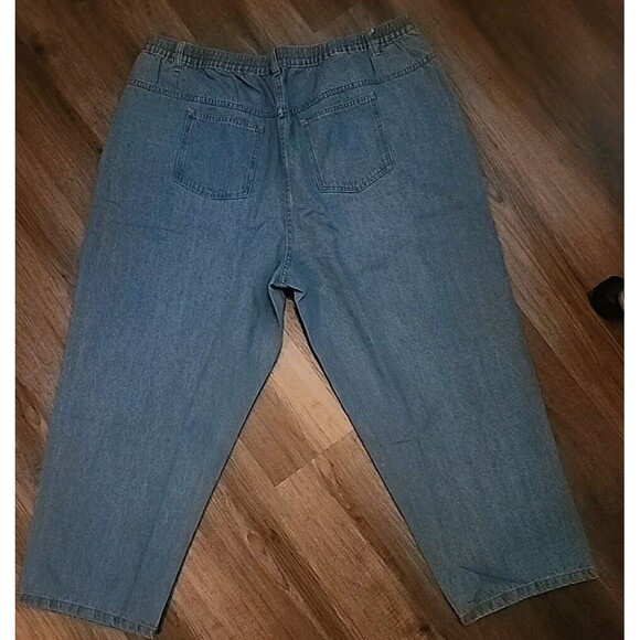 NWOT Woman Within Plus Size Jeans  26W Petite  Classic Fit Elastic Waist - Picture 2 of 7